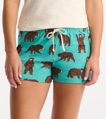 Little Blue House Women's Brown Bears Sleep Shorts